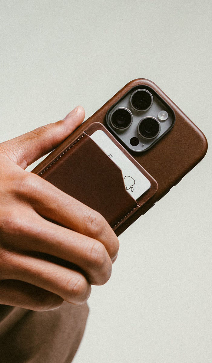 Hand-dyed leather goods