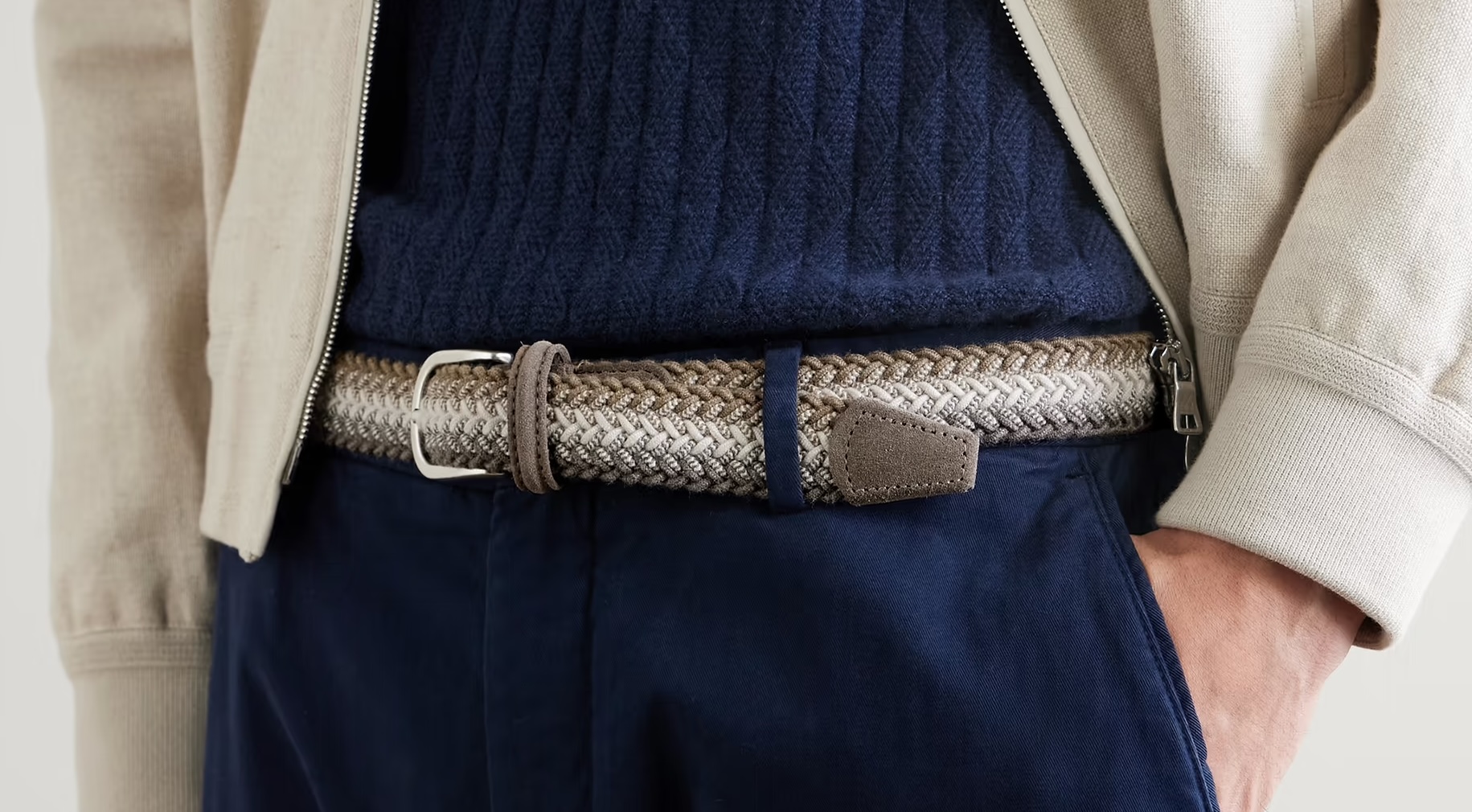Refined Casual — weekend outfit with casual belt styling