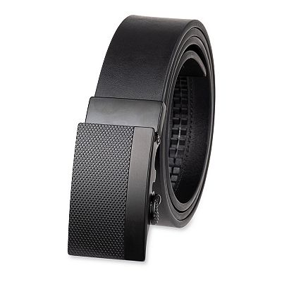 Dress belt — blackout buckle finish