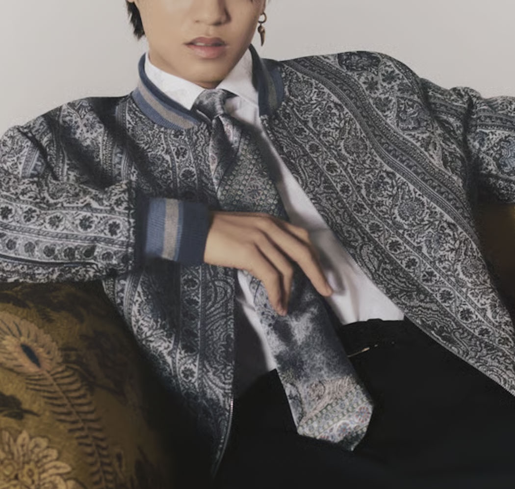 Ornate — paisley jacquard fabric close-up