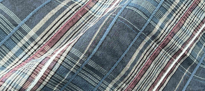 Prep — casual check shirt with knit tie