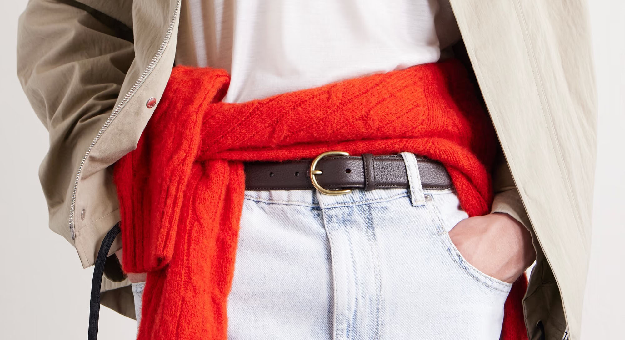 Leather belt collection