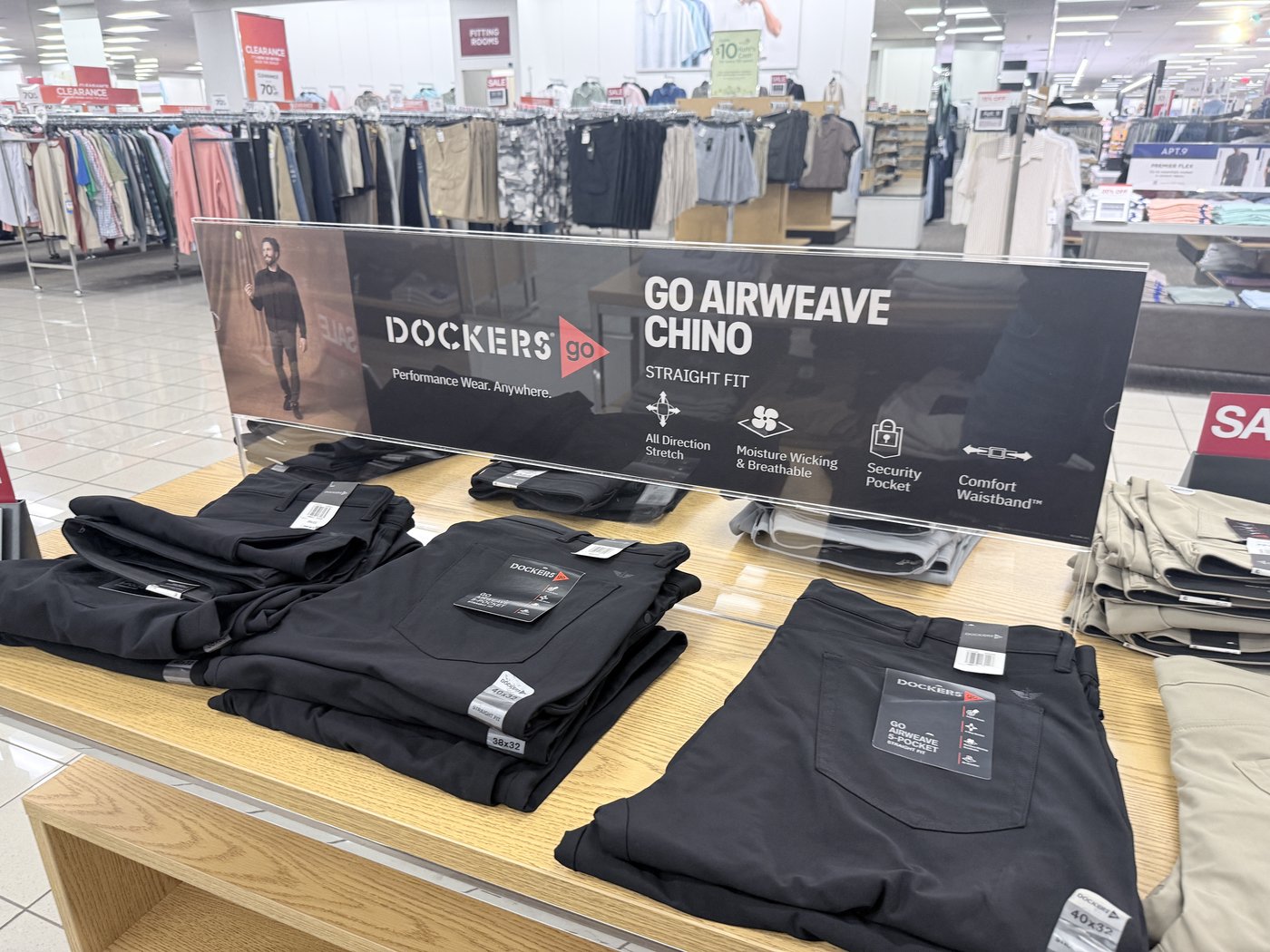 Dockers signage at Kohl's