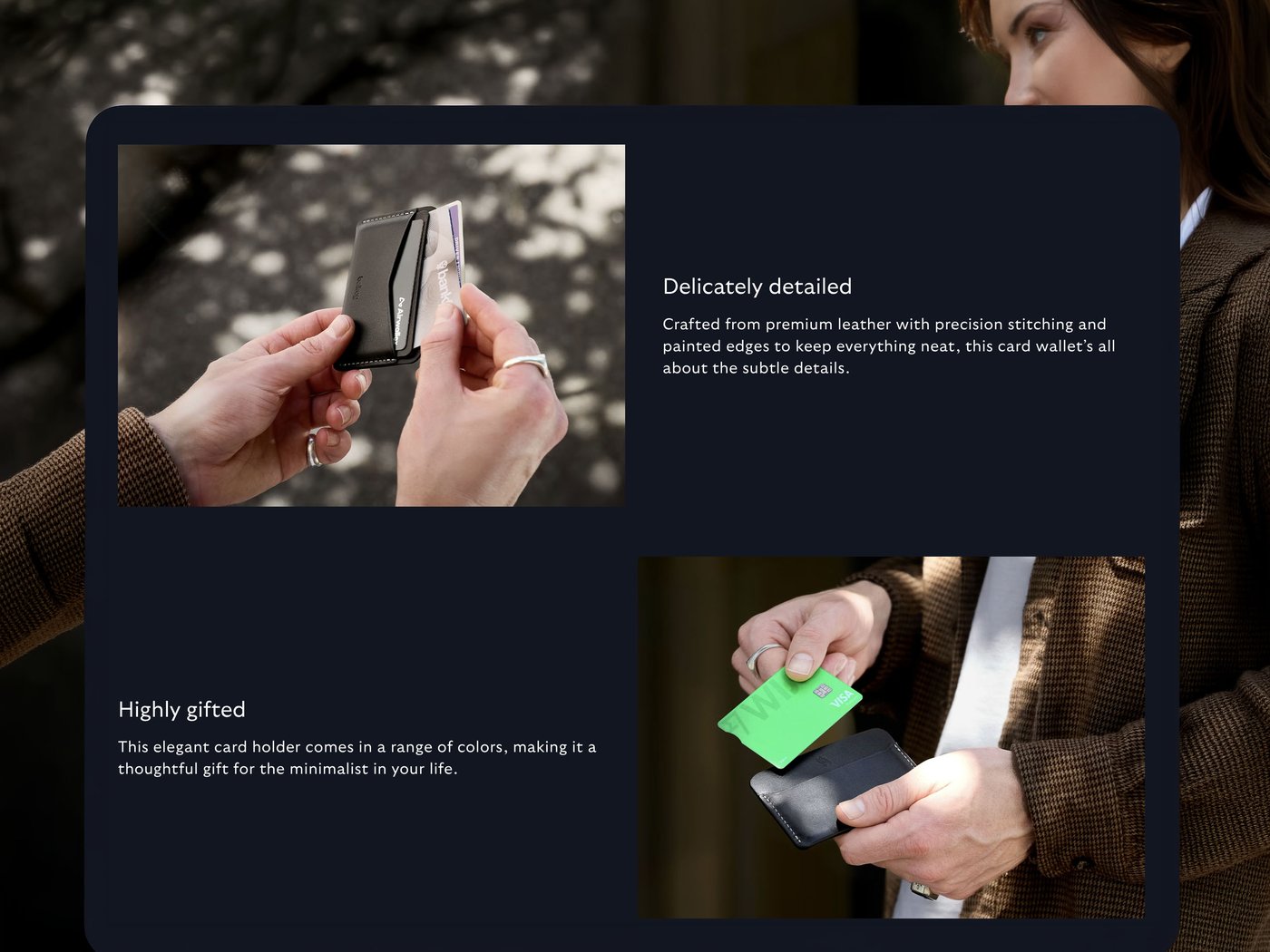 Product in hand — the eComm standard